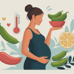 Illustration cornichon enceinte, bocal sûr et modération sel