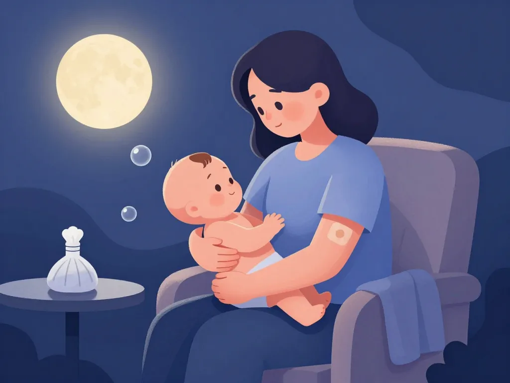 pleurs inconsolables après vaccin forum, calmer bébé la nuit