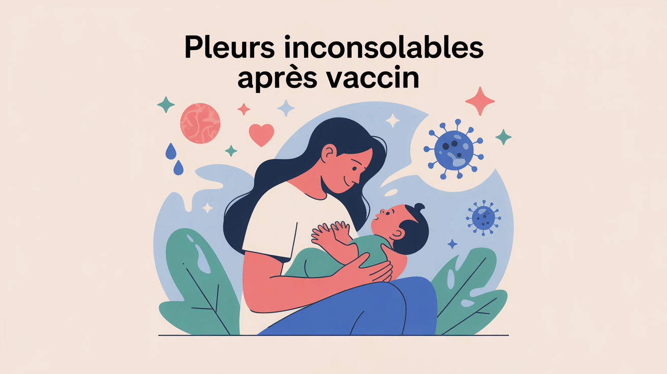 pleurs inconsolables après vaccin forum, parent berçant bébé