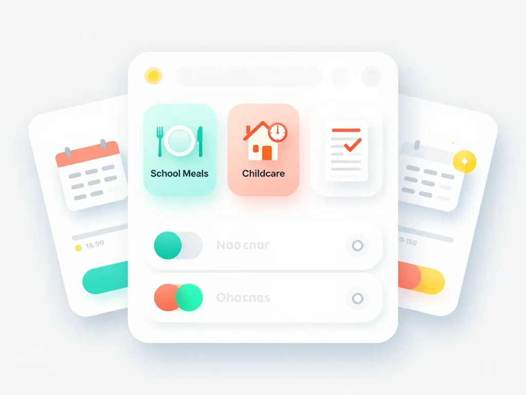 Tableau de bord du portail famille cournon avec repas, periscolaire et factures