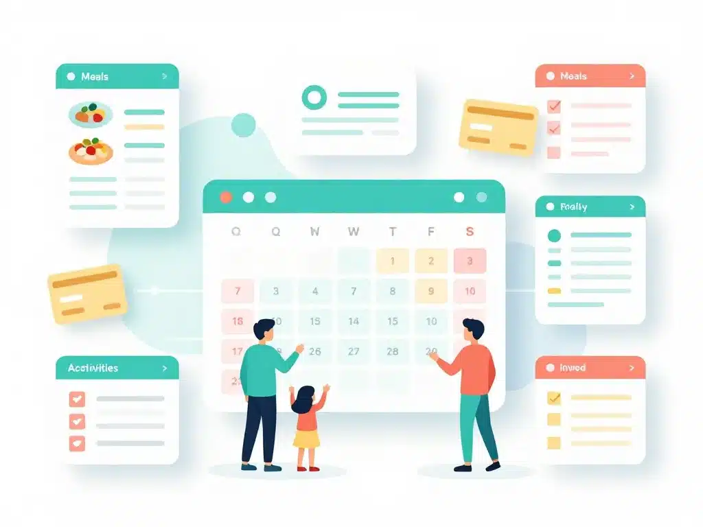 Calendrier cantine et factures sur le portail famille Monteux