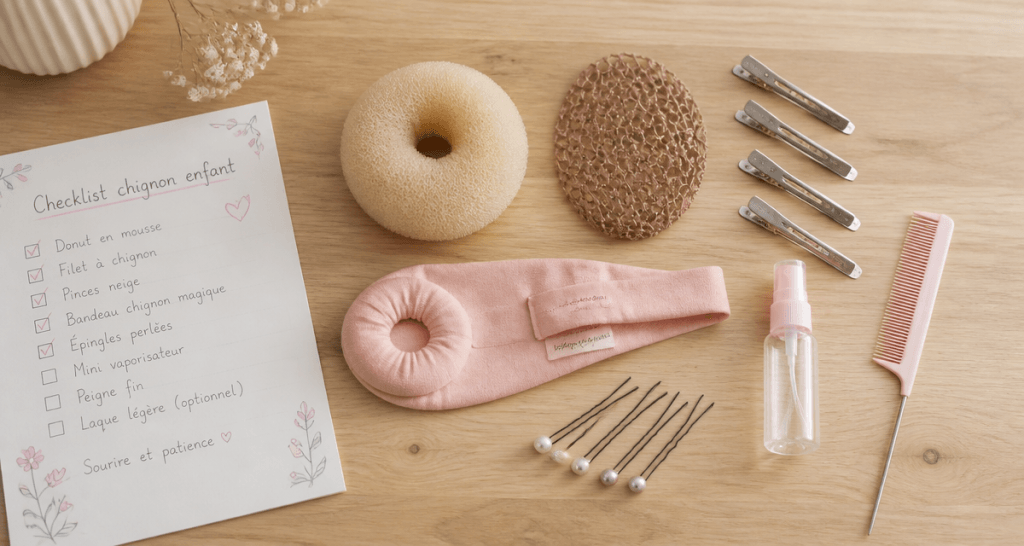 accessoires chignon enfant