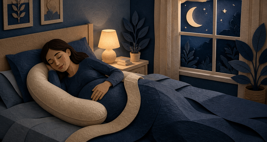 quel coté dormir enceinte femme allongée coté gauche