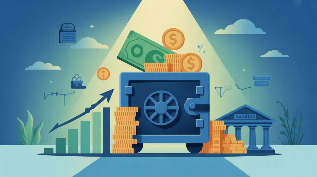 Illustration épargne sécurisée compte terme credit mutuel banque