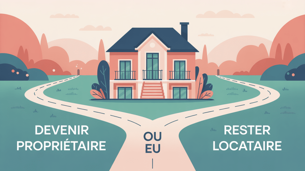 devenir propriétaire ou rester locataire illustration décision immobilière