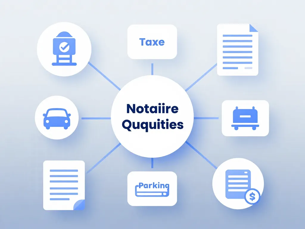 diagramme frais de notaire sur parking components