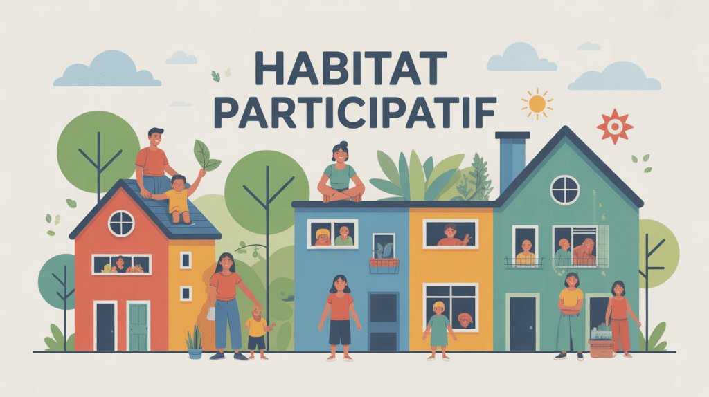 habitatparticipatif net illustration familles intergénérationnelles bâtiments écologiques France