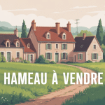 illustration hameau a vendre maisons anciennes france