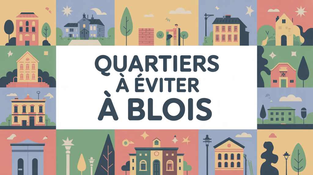 Illustration quartiers à éviter à Blois guide ville