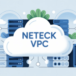 Illustration vectorielle neteck vpc réseau cloud sécurisé