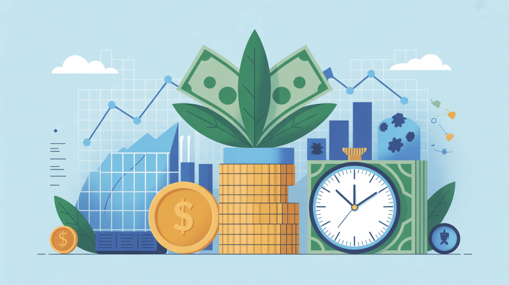 illustration du placement court terme 3 mois avec symboles de sécurité et liquidité