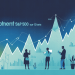 illustration rendement s&p 500 10 ans graphique optimiste