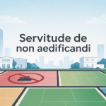 illustration servitude de non aedificandi terrain immobilier