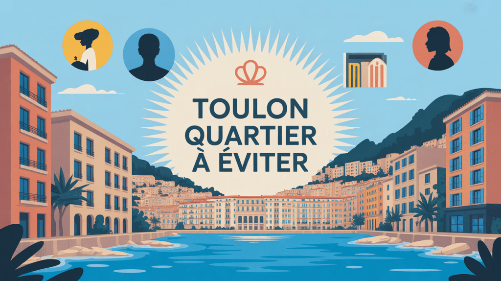 Illustration urbaine Toulon quartier à éviter