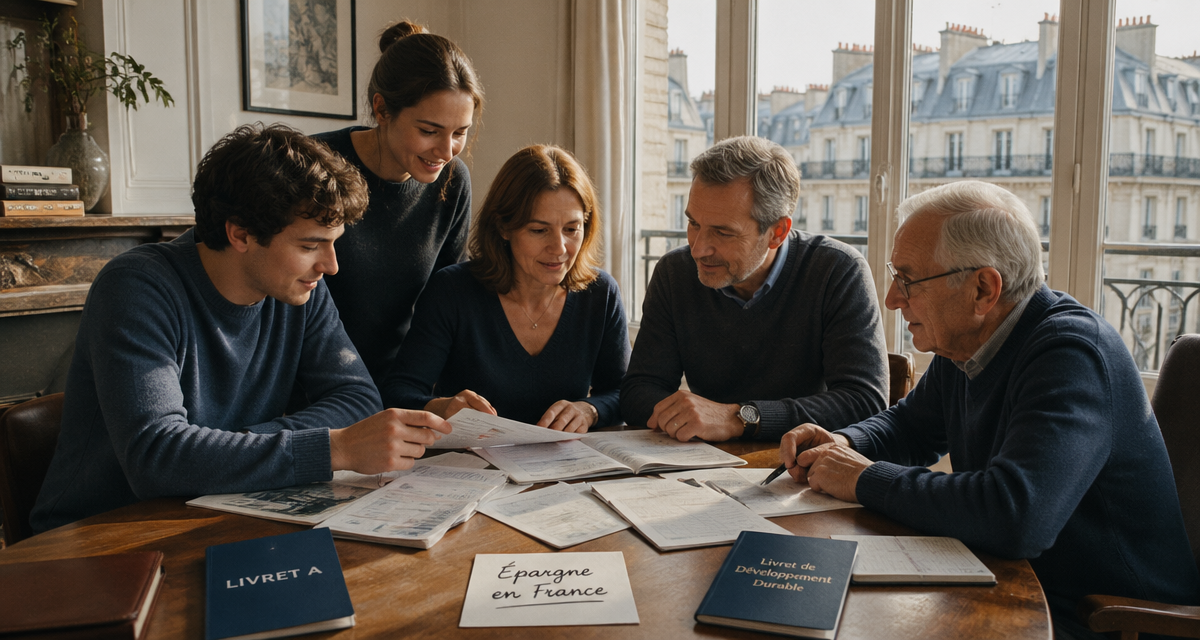 epargne moyenne en france famille trois generations