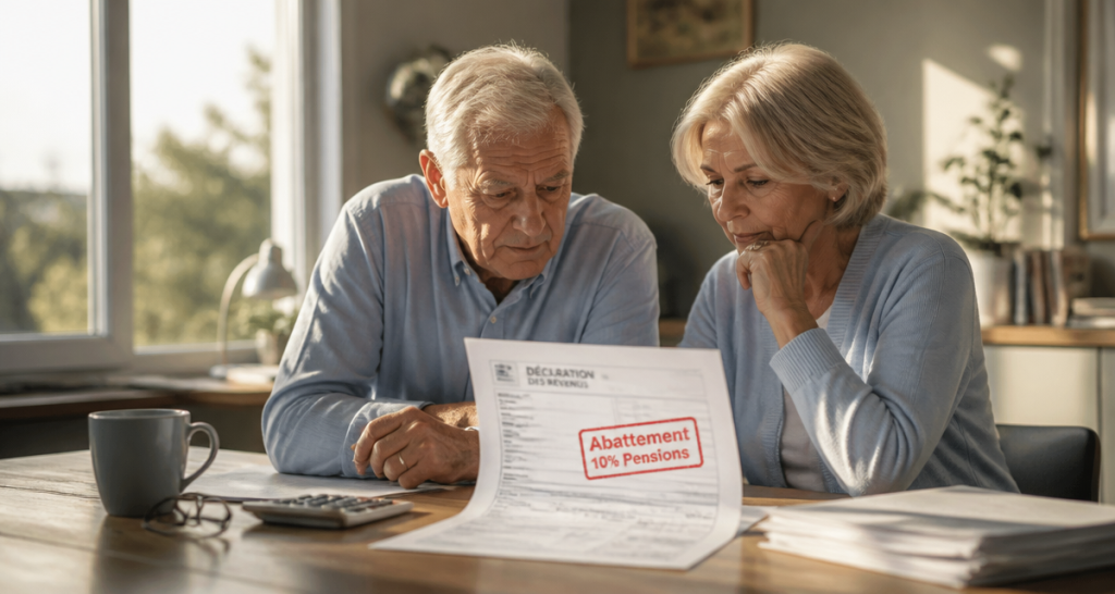 abattement 10 retraite couple déclaration