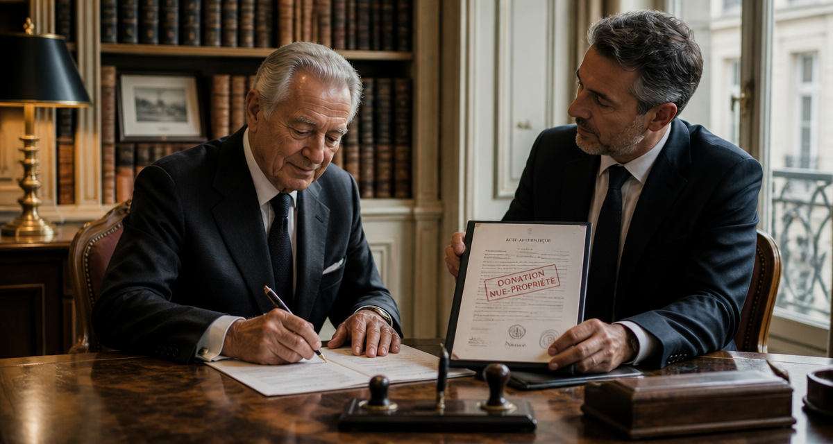 donation nu propriété après 70 ans signature notaire