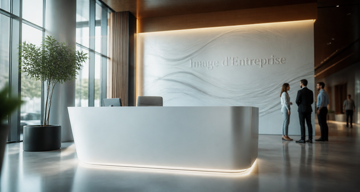 entreprise image accueil design contemporain