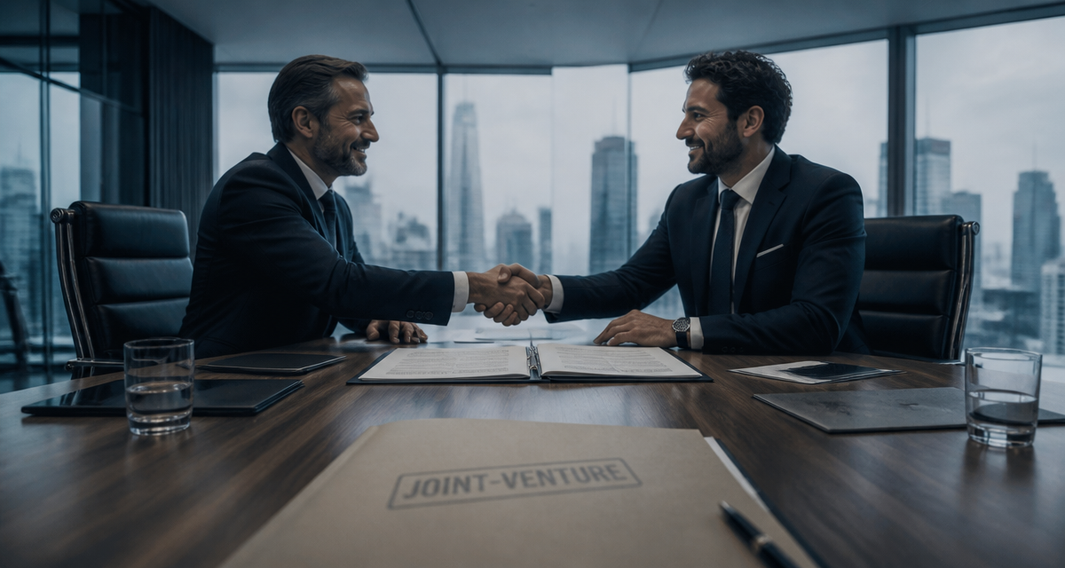 Join venture : signature contrat dirigeants
