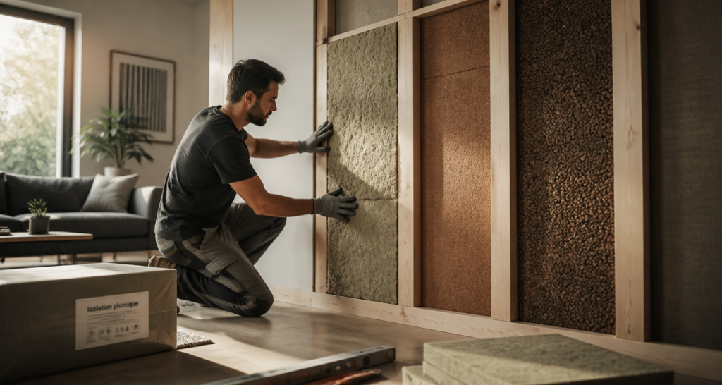 quel est le meilleur isolant phonique laine de roche fibre de bois liège