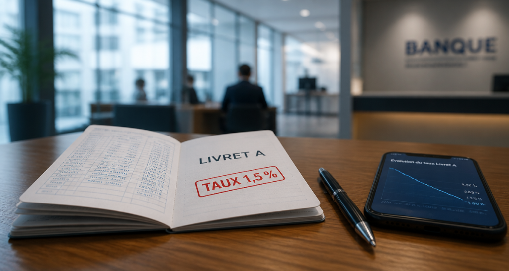 rendement livret a fevrier 2026 carnet taux 1,5