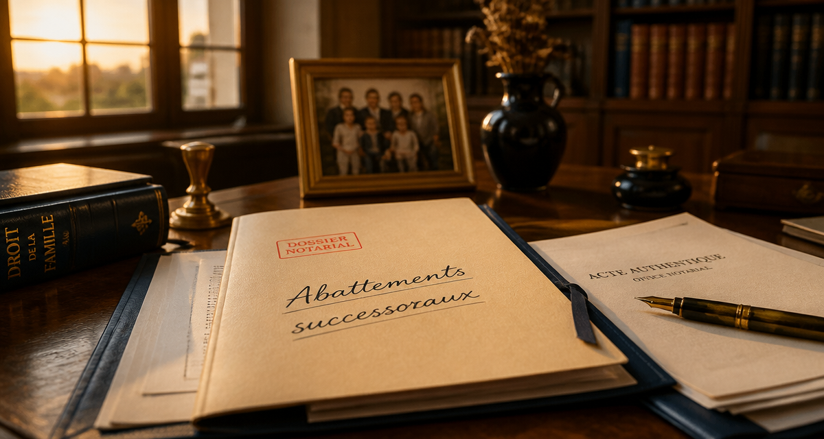 succession abattement bureau notaire
