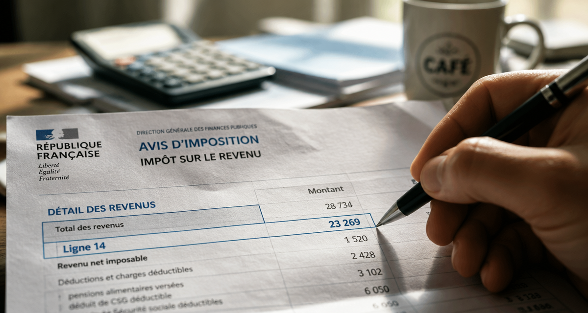 ligne 14 impots sur avis d'imposition