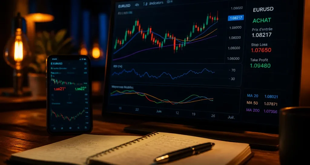 Signaux trading fiables : achat, stop loss et take profit