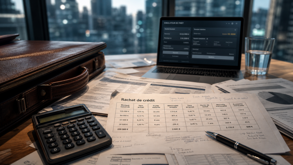 Banque et rachat de credit : mensualité baisse, coût total peut grimper