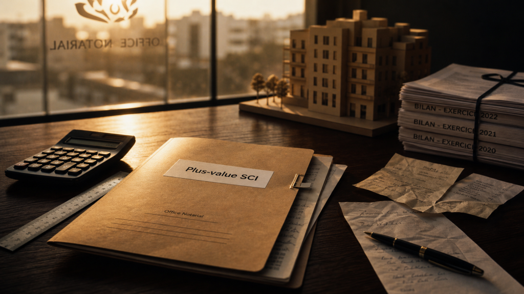 Plue value sci : IR ou IS, calcul fiscal à la vente