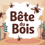 illustration lutte bete du bois maison