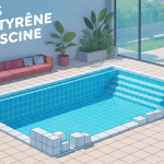 Illustration blocs polystyrène piscine structure et performance