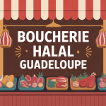 étal boucherie halal guadeloupe ambiance créole