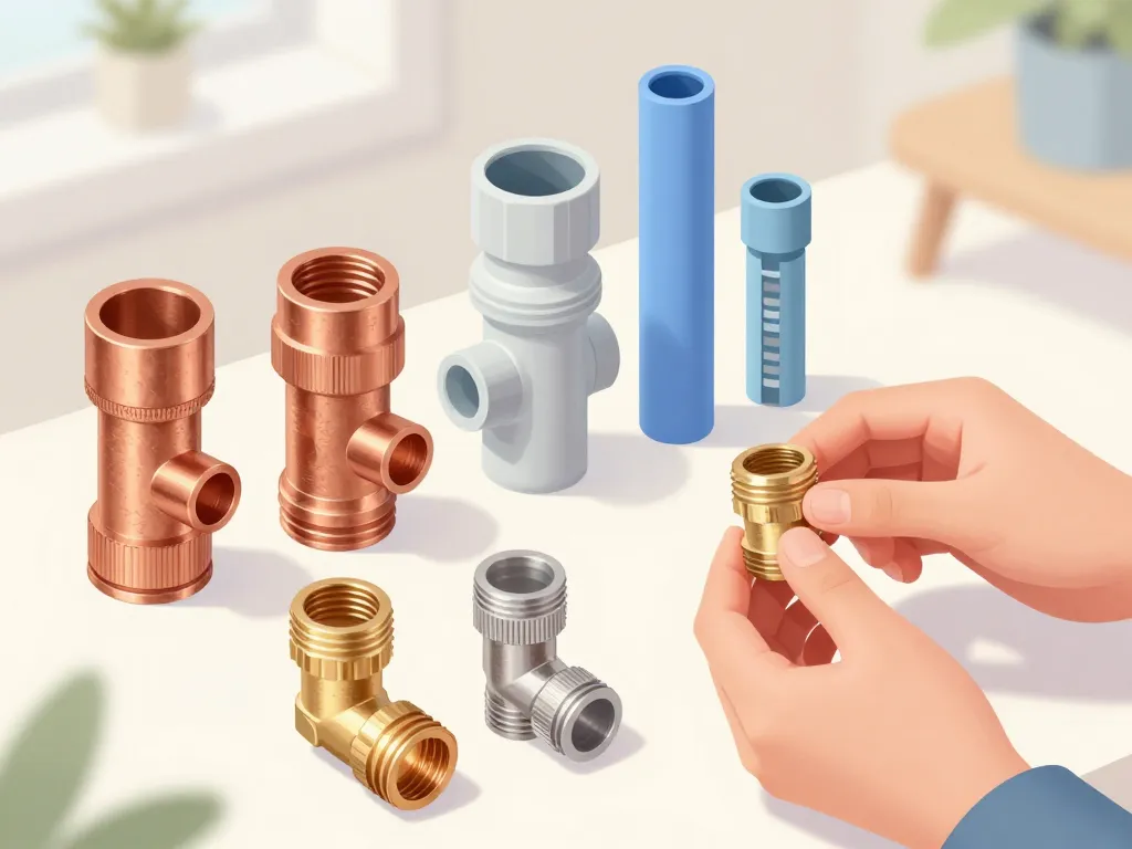 Types de raccord 15/21 plomberie selon tube