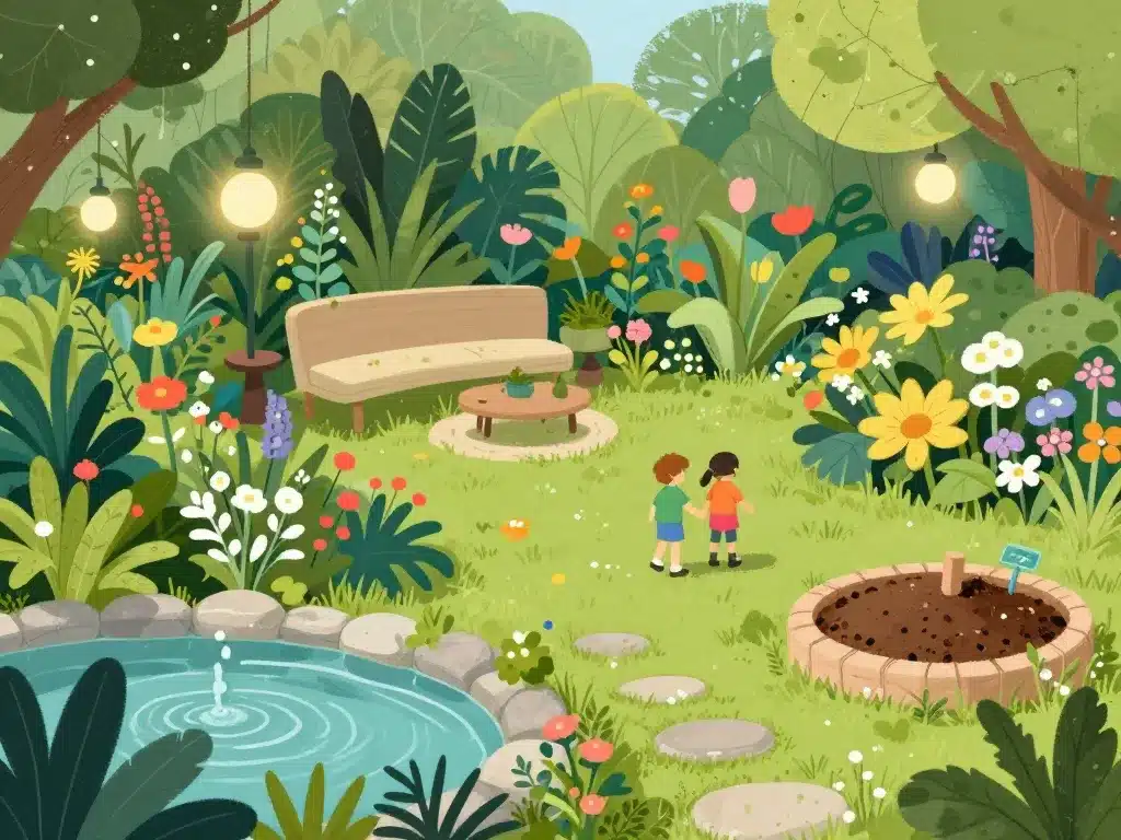 ambiance jardin plus convivial et écologique