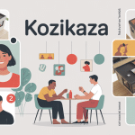 Illustration Kozikaza plan 3D déco communauté