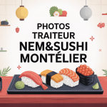photos de traiteur nem&sushi montélier en illustration élégante