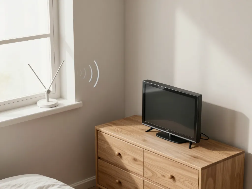antenne intérieure tv chambre sans prise antenne tnt
