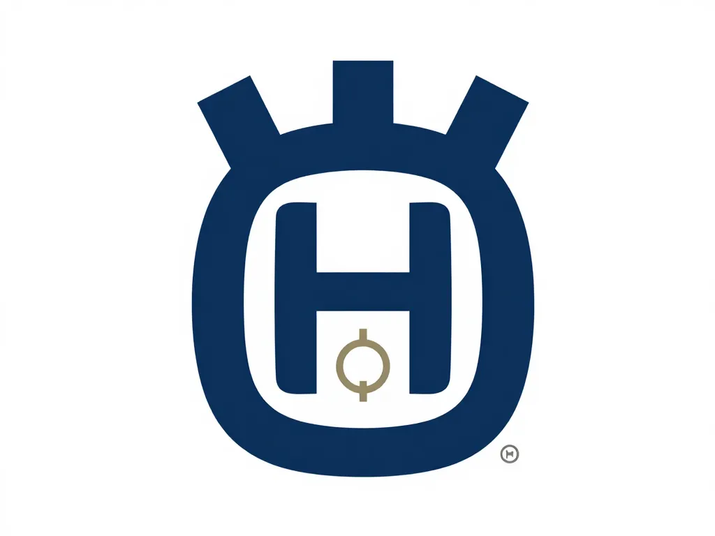 origine et sens du husqvarna logo illustration