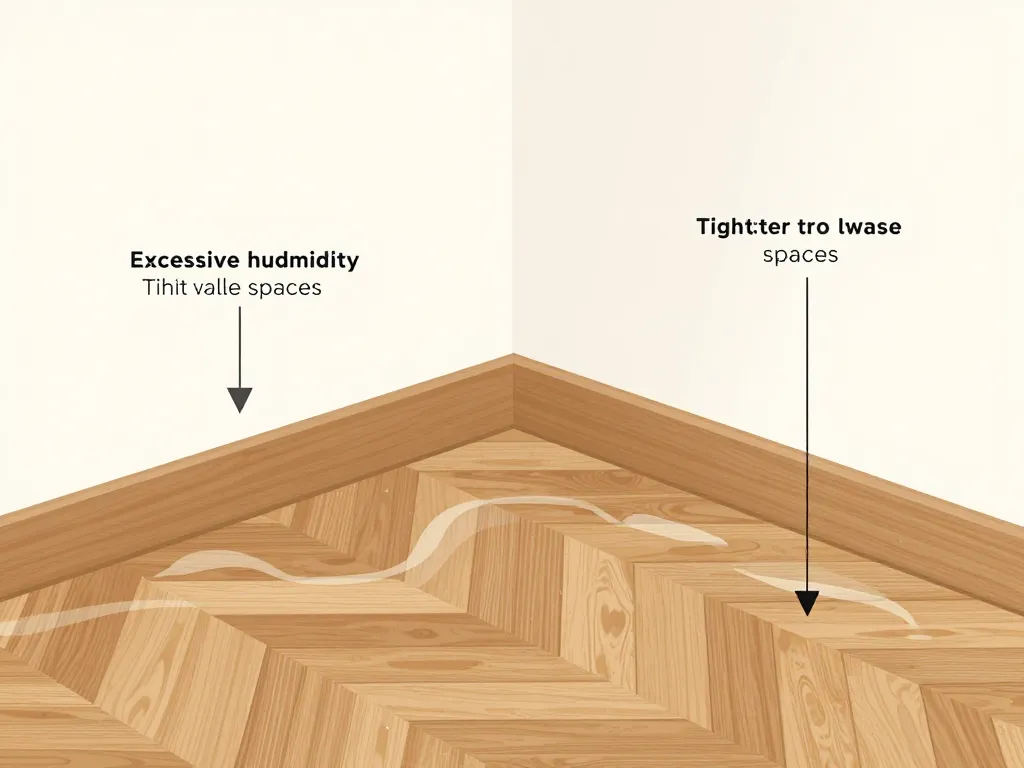 diagramme causes parquet gondolé fer à repasser