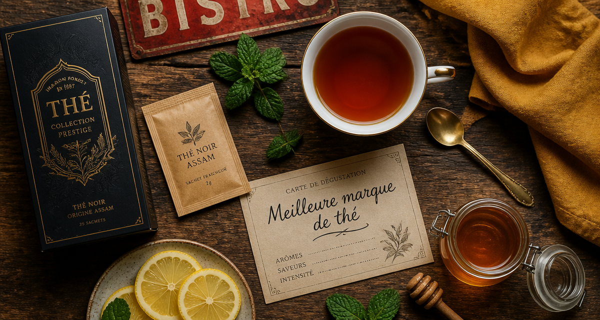 meilleur marque de thé table dégustation