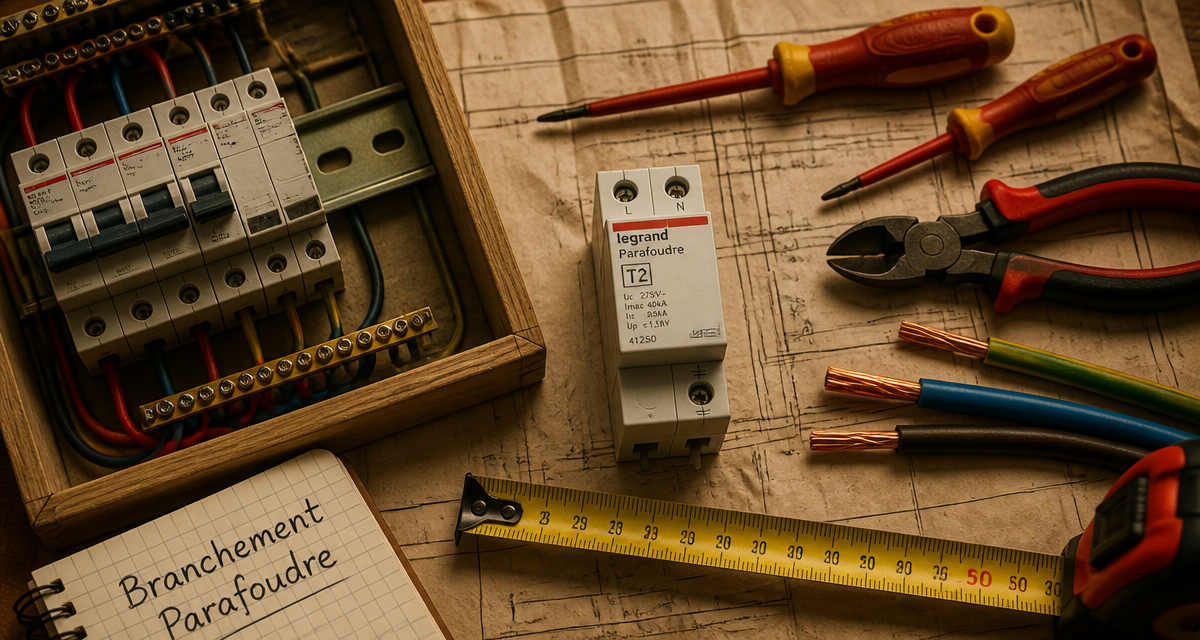 parafoudre legrand branchement outils tableau