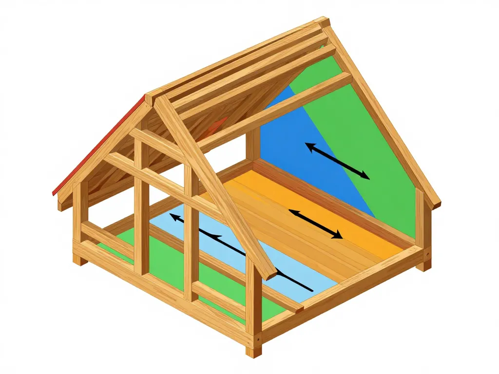 diagramme technique calcul fermette comble amenageable