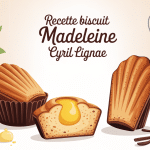 Recette biscuit madeleine Cyril Lignac madeleines dorées moelleuses