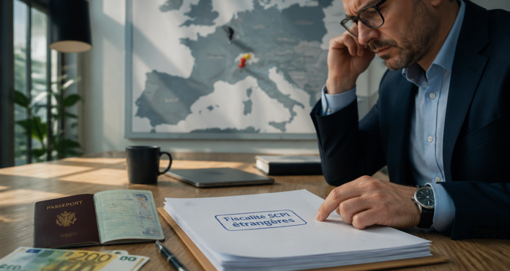 Fiscalité SCPI étrangère, dossier et carte Europe