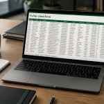 modèle fichier client excel gratuit sur ordinateur