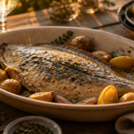 sole au four avec citron et herbes