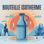 illustration bouteille isotherme température durabilité écologie