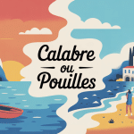 illustration calabre ou pouilles vacances italie sud