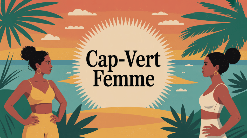 Cap Vert femme illustration diversité